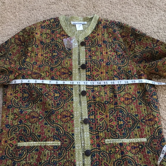 NWOT! Serengeti large Olive quilted cotton jacket. - Picture 6 of 6